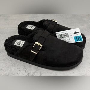 New DV By Dolce Vita Women’s cozy slide black Size 10 New Without Box NWT